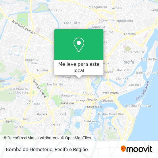 Bomba do Hemetério mapa