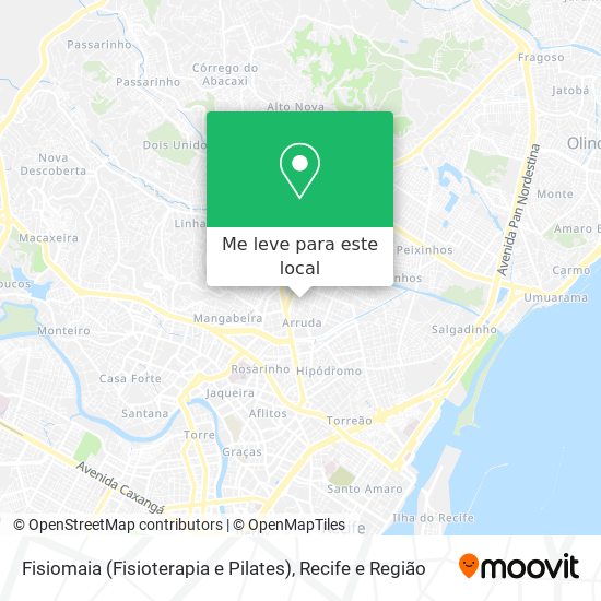 Fisiomaia (Fisioterapia e Pilates) mapa