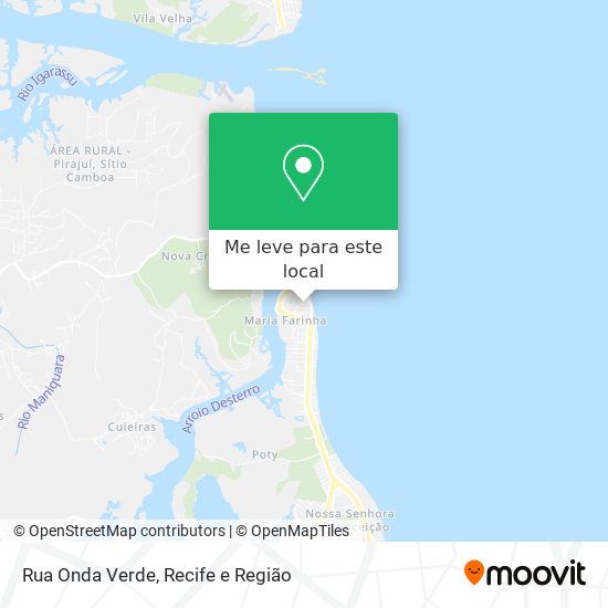 Rua Onda Verde mapa