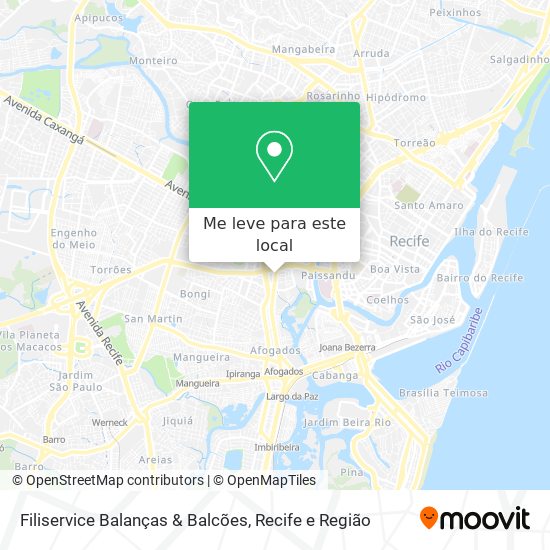 Filiservice Balanças & Balcões mapa