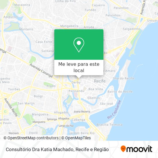 Consultório Dra Katia Machado mapa