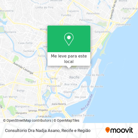 Consultorio Dra Nadja Asano mapa