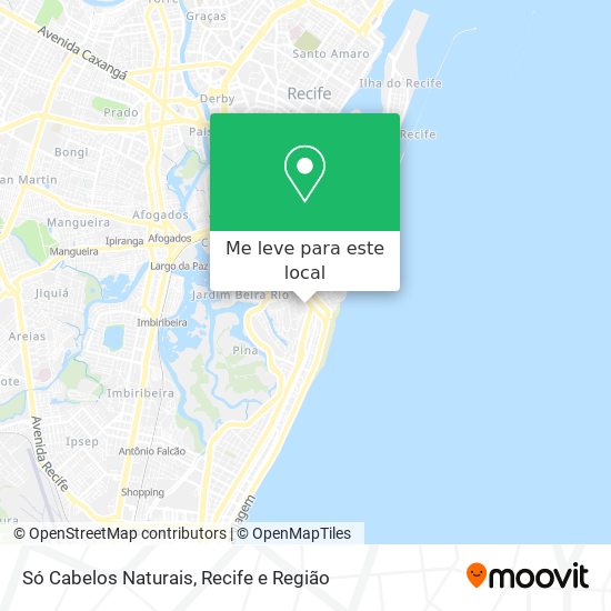 Só Cabelos Naturais mapa
