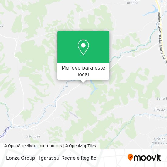 Lonza Group - Igarassu mapa