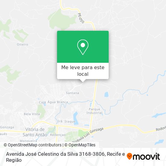 Avenida José Celestino da Silva 3168-3806 mapa