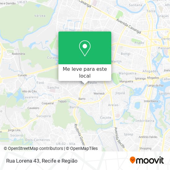 Rua Lorena 43 mapa