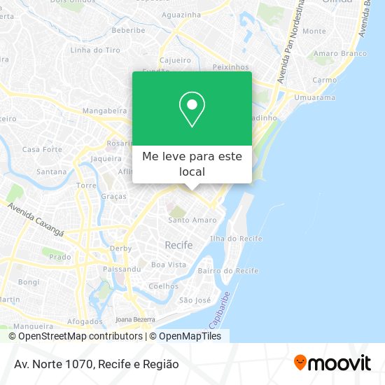 Av. Norte 1070 mapa