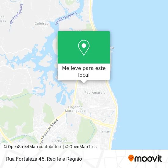 Rua Fortaleza 45 mapa