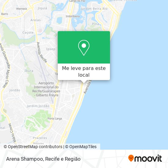 Arena Shampoo mapa