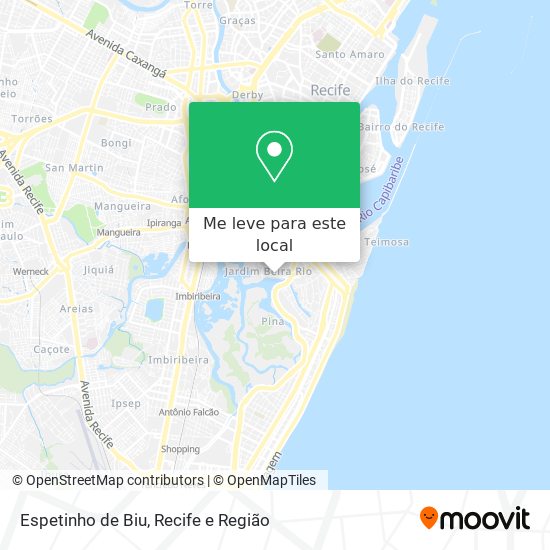 Espetinho de Biu mapa