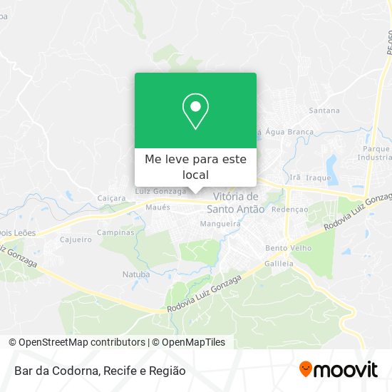 Bar da Codorna mapa