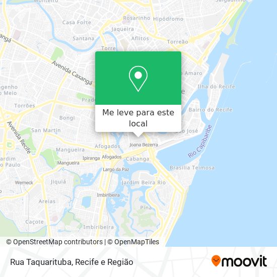 Rua Taquarituba mapa