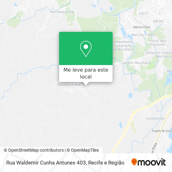 Rua Waldemir Cunha Antunes 403 mapa