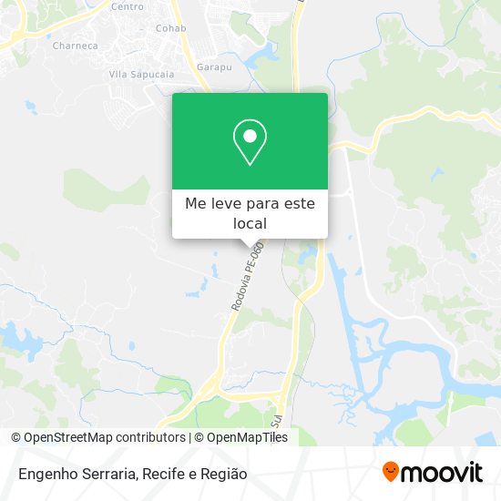 Engenho Serraria mapa