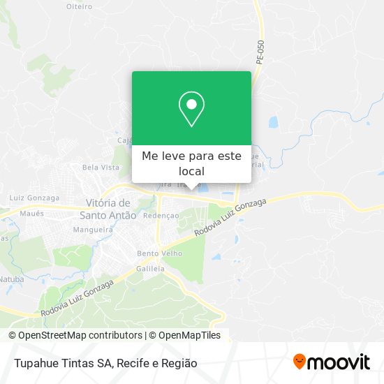 Tupahue Tintas SA mapa