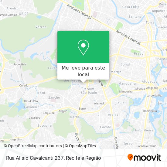 Rua Alisio Cavalcanti 237 mapa