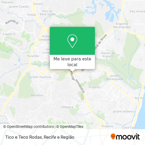 Tico e Teco Rodas mapa