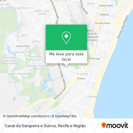 Canal da Garapeira e Outros mapa