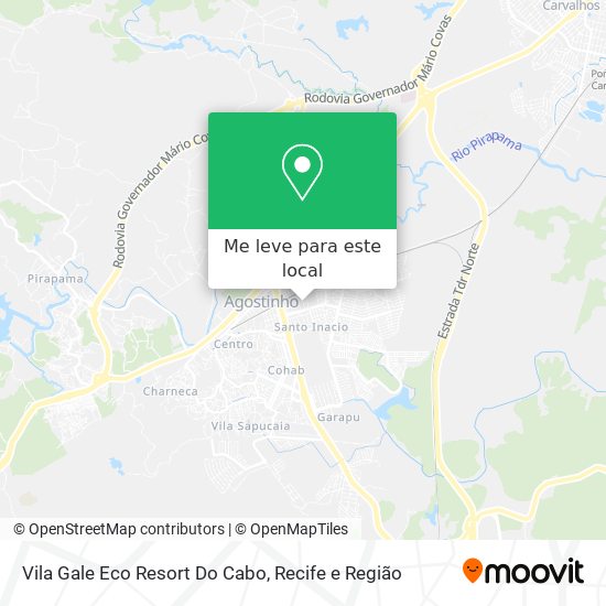 Vila Gale Eco Resort Do Cabo mapa