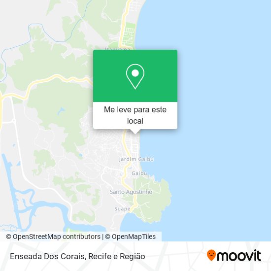 Enseada Dos Corais mapa