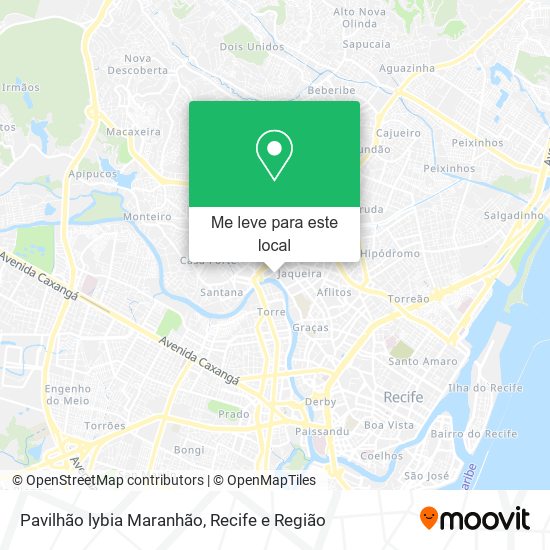 Pavilhão lybia Maranhão mapa