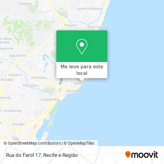 Rua do Farol 17 mapa
