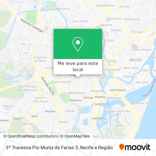 3ª Travessa Pio Muniz de Farias 3 mapa