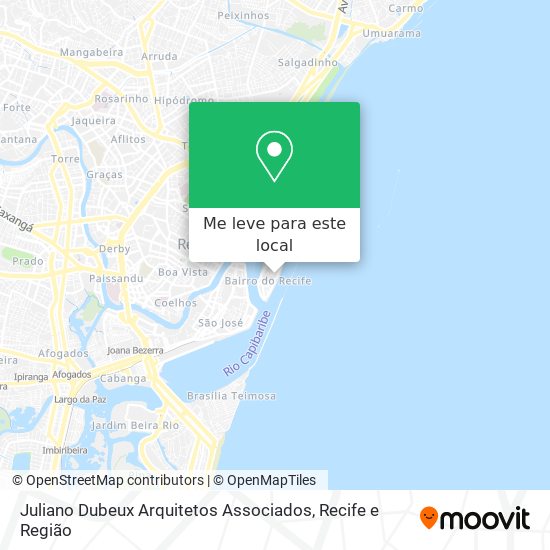 Juliano Dubeux Arquitetos Associados mapa