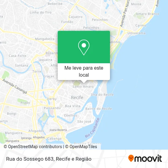 Rua do Sossego 683 mapa
