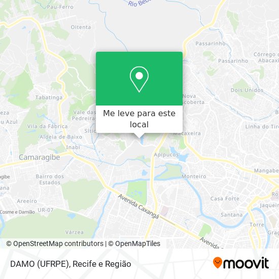 DAMO (UFRPE) mapa