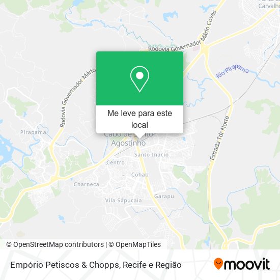 Empório Petiscos & Chopps mapa
