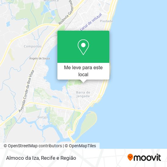 Almoco da Iza mapa