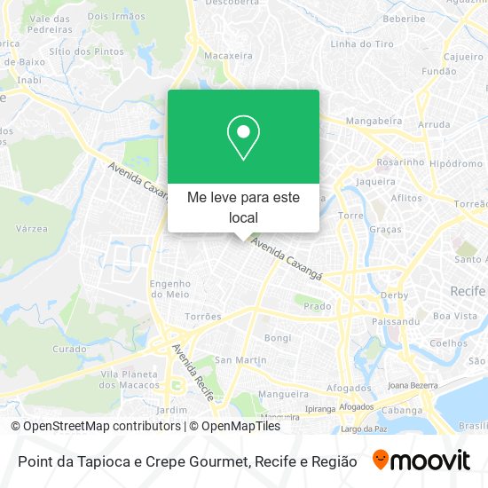 Point da Tapioca e Crepe Gourmet mapa