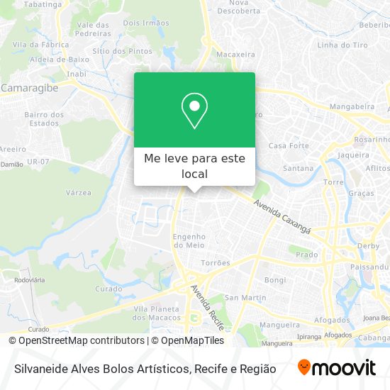 Silvaneide Alves Bolos Artísticos mapa