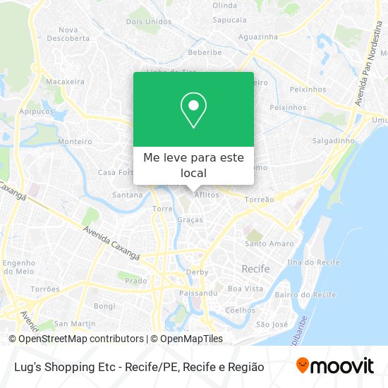 Lug's Shopping Etc - Recife/PE mapa