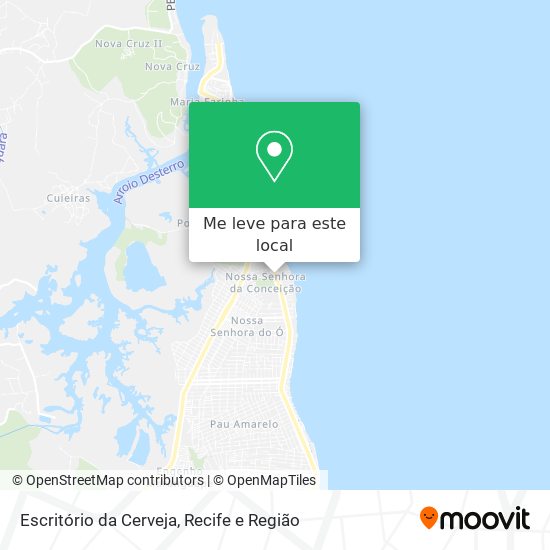 Escritório da Cerveja mapa