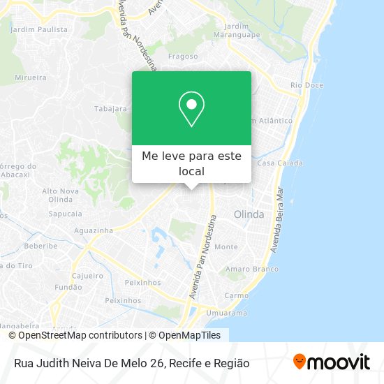 Rua Judith Neiva De Melo 26 mapa