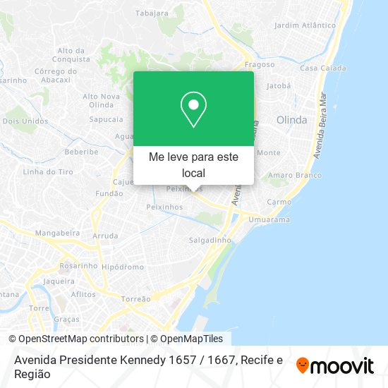 Avenida Presidente Kennedy 1657 / 1667 mapa