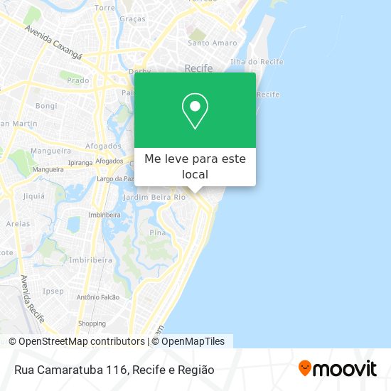 Rua Camaratuba 116 mapa