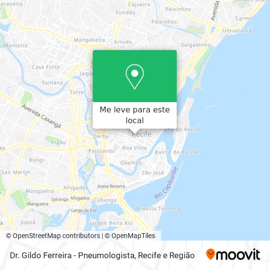 Dr. Gildo Ferreira - Pneumologista mapa