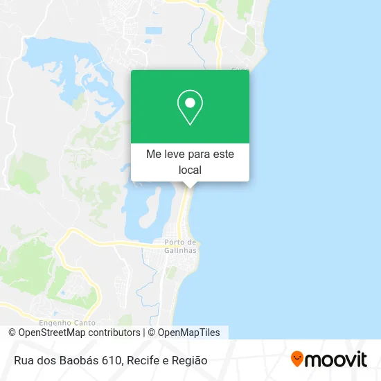 Rua dos Baobás 610 mapa