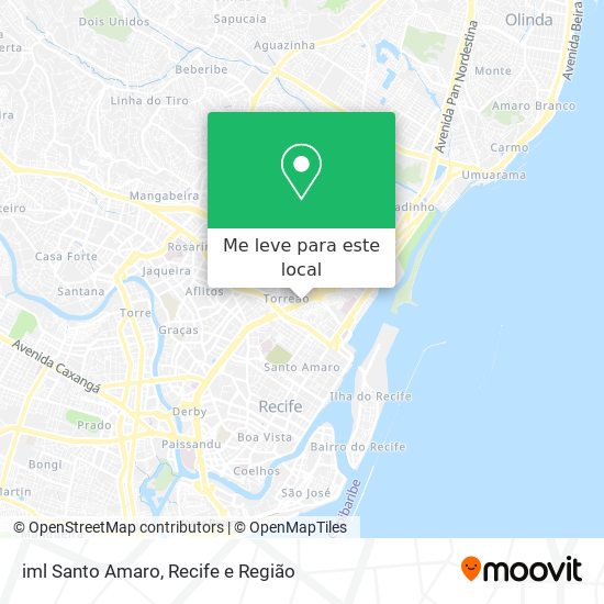 iml Santo Amaro mapa