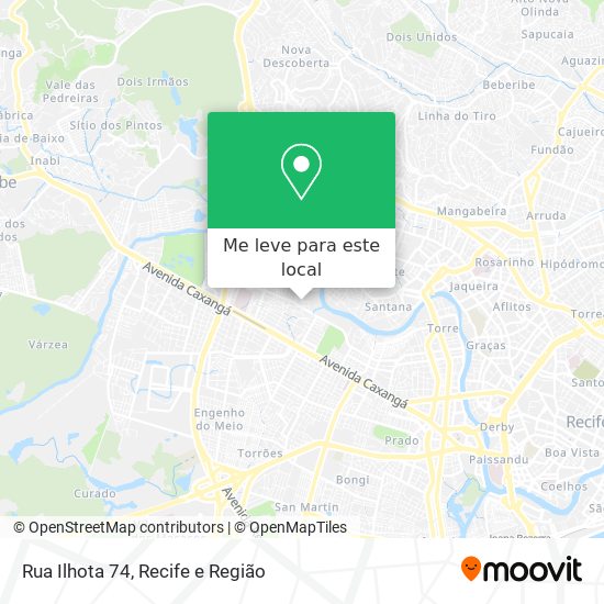 Rua Ilhota 74 mapa