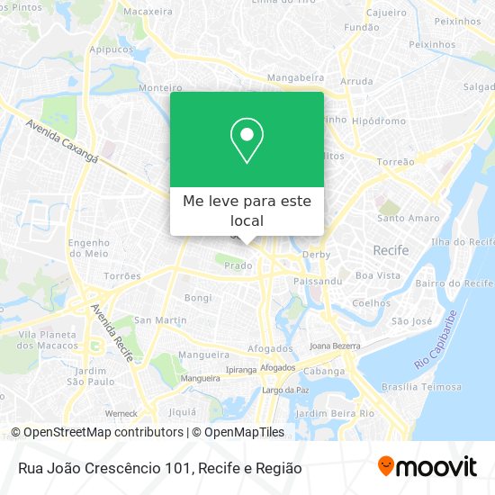 Rua João Crescêncio 101 mapa