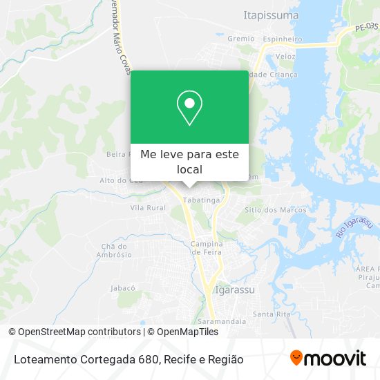 Loteamento Cortegada 680 mapa