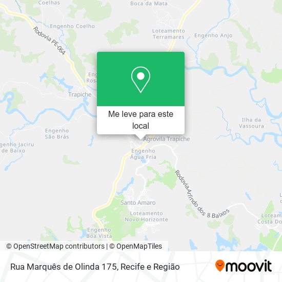 Rua Marquês de Olinda 175 mapa