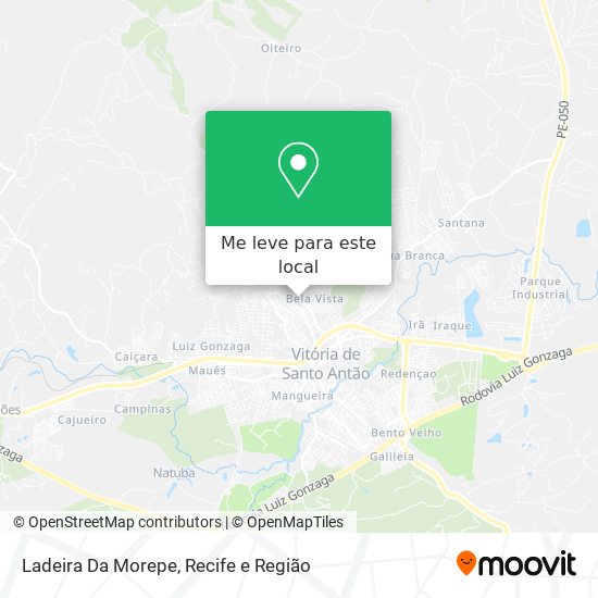 Ladeira Da Morepe mapa