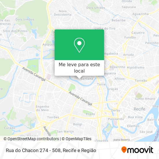 Rua do Chacon 274 - 508 mapa