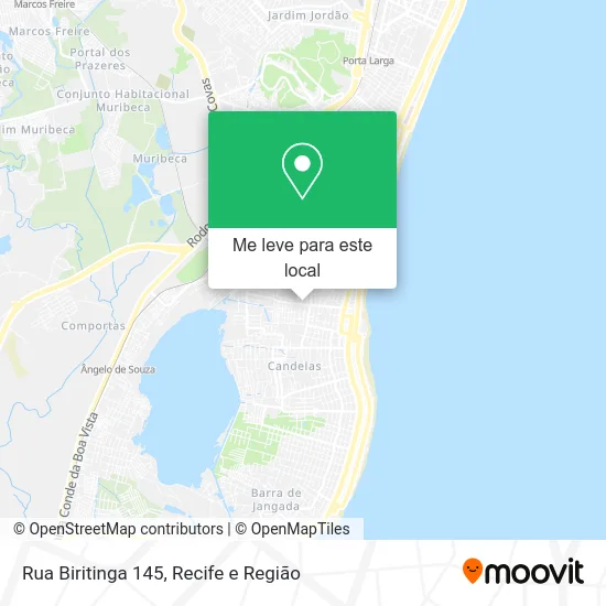 Rua Biritinga 145 mapa