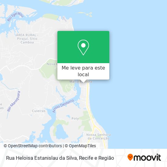 Rua Heloisa Estanislau da Silva mapa